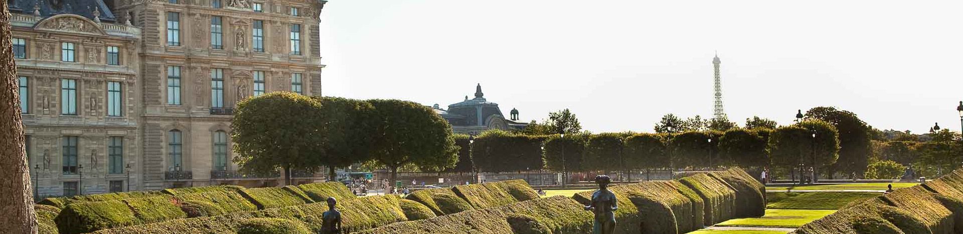 Tuileries gardens in Paris